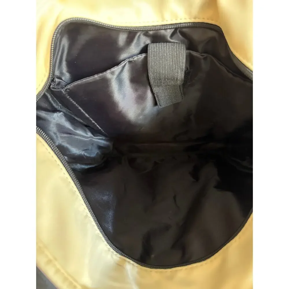 Cyureay Laptop Bag Convertible Tote Backpack Travel Black Tan